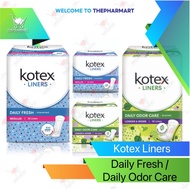 Kotex Liners Daily Fresh Regular Kotex Liners  Daily Odor Care Longer and Wider