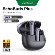UGREEN EchoBuds Plus Earpods Bluetooth with ANC Wireless Earbuds with 55dB Adaptive ANC, 50H Playbac
