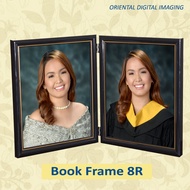 8R Picture Frame Dual or Book Frame for 8x10 inches Photo best for Graduation Portrait Photo