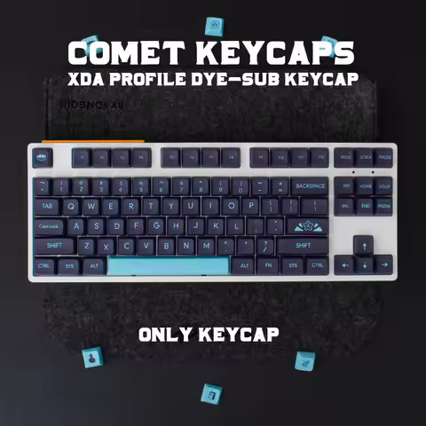 GMK Comet Keycap 135 Keys PBT XDA Profile Keycaps DYE-SUB English Keycaps For Mechanical Keyboard 61