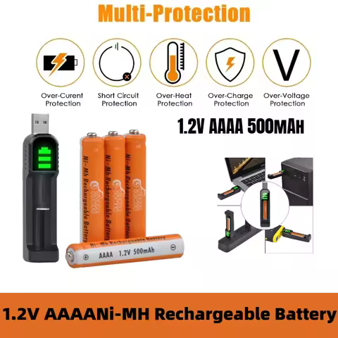 1.2V AAAA Ni-MH Rechargeable Battery for Stylus Pen Toys Bluetooth Earphoneflashlights portable radi