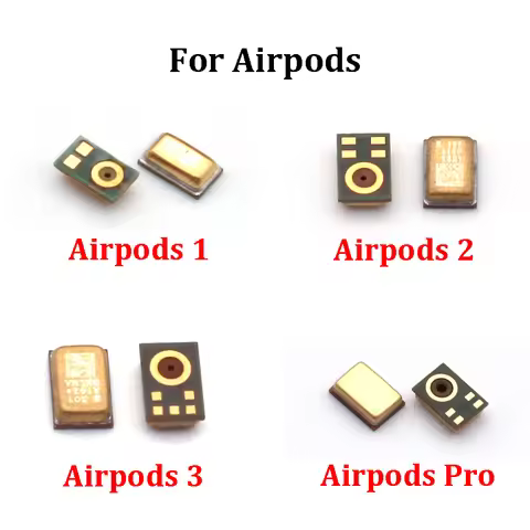 5pcs Original New Interal mic Receiver speaker microphone Bluetooth headset for Apple Airpods 1 Airp