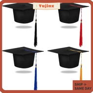 YUJINX Mortarboard Cap, 2024 Happy Graduation University Graduation Hat, Unisex High School Degree Ceremony Graduation Season Party Supplies