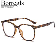 TR90 Square Glasses Men Ultra-Light Comfortable Glasses Frame Plain Face Female Literary 30157