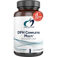 Designs for Health DFH Complete Multi with Copper + Iron - Comprehensive Multi Vitamin + Mineral Sup