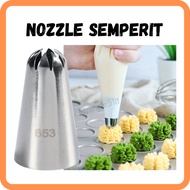 Nozzle 853 Semperit Biskut Acuan Steel 8 Teeth Acuan Pecah 8 Icing Piping Tip