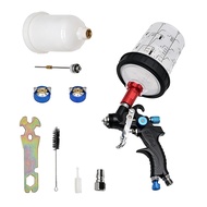 HVLP Mini Gravity Spray Gun 0.8/1.0mm Nozzle 250ml Cup with 400cc no-clean Tank Precision Paint Spra