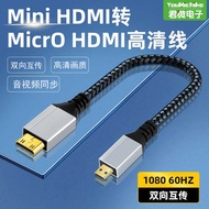 Mini HDMI C Type to Micro HDMI D Type Cable-Plug and Play C-D