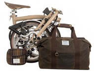 Brompton x Barbour V2 Special Edition with bag and pouch C Line Explore Mid (M6L)