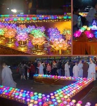 現貨。LED七彩蓮花供燈 念佛機 十二首佛曲 高音質念佛機 蓮花燈 供佛燈 可