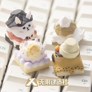 Cone Series Cute Keycaps Personalized Customized Resin Mechanical Keyboard Keycaps Single ESC Two-di