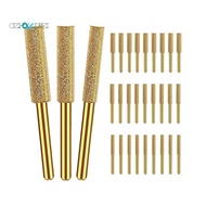 30Pcs  Chainsaw Sharpener 3 Size Chainsaw Sharpener Bits, For Chain Saw, (5/32inch, 3/16inch, 7/32in