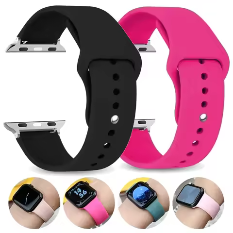 45 49 44mm Silicone Strap For IWO Series 6 7 8 Ultra Watch I7 W37 For SmartWatch T500 W27 T900 Pro F
