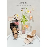 Korean Ribbon Block Heels