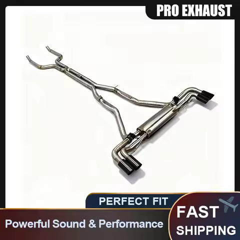 Auto Valved Catback for BMW X5 G05 X6 G05 M50i M60i LCI 4.4TT 2019-2024 T304 Performance X Midpipe M