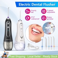 🇸🇬 Cordless Wate Flosser Dental Oral Irrigator Waterproof with 5 Modes + 6  Tips and 300ml Water Tan