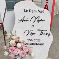 [TABLE ONLY] Fomex design Dam Ngo board 10mm Textured/Smooth Pattern according to pattern - Board 50