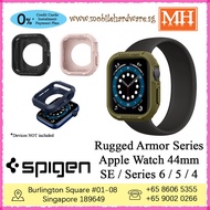 [Authentic] Spigen Rugged Armor Series Case For Apple Watch 44mm SE / Series 6 / Series 5 / Series 4 MH