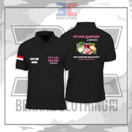 Indonesian Onion Farmer Polo Shirt //Indonesian Onion Farmer Shirt