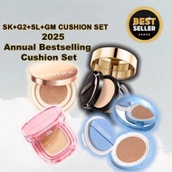 【2025 Bestselling Cushion Set】SK/G2/GM/SL Cover All Perfect Air Cushion foundation 24H Long-lasting