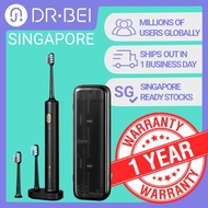 [SINGAPORE AUTHORISED DEALER -1 YEAR WARRANTY]DR.BEI Black Gold Sonic Electric Toothbrush BET-S03 DR