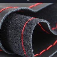 Fansha Penutup Roda Stereng Kereta Lelaki dan Wanita Jahitan Tangan Empat Musim Volkswagen Kulit Lem