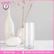 [Lovoski] Tall Flower Vase Plant Pot Holder for Dried Flowers Acrylic Cylinder Vase