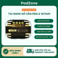 [PRO.2 1571AM UF] Tiger Zebra Headphones 1571AM UF Golden Buds Version l Popup l ANC 48dB l Big Clea