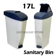 17L Step Bin / Sanitary Bin / Dustbin / Shopping Mall Bin / Toilet Bin / Washroom Bin / Tong Sampah