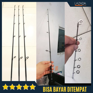 Ujung Joran Carbon Tersedia Lubang Besar dan Lubang Kecil - Joran Atas Cewe Cewek Bahan Carbon Kuat