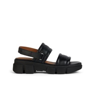 GEOX Ladies Lisbona Platform Sandals - Black D45PSA-000TU-C9999S4