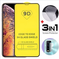 3in1 Tempered Glass with Black Edges Y36 Y27 Y17s Y02 Y02a Y02t Y02s Y16 Y35 Y22 Y22s Y17 Y15 Y12 Y1