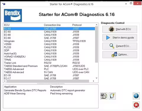 Bendix ACom Diagnostic Software 6.16.5.2