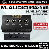M-Audio M-Track Duo HD 2-Channel USB-C Audio Interface High-Resolution 24-bit/192kHz with Crystal Pr