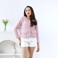 ELYCLOTH | GIANA TWEED BLAZER | PREMIUM TWEED WOMEN'S BLAZER