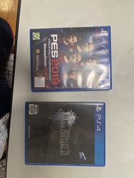 PS4 PES 2018 & Final Fantasy XV 遊戲