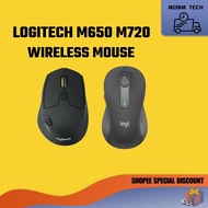 Logitech M650 M720 Wireless Mouse Hyper Fast Scrolling Soft Rubber Surface