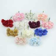 LP-8 ALI🍒Factory direct sales Silk Flower Rose Artificial Flowers for Wedding Car Decoration Wedding Bride Wrist Flower