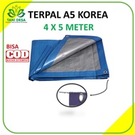 TERPAL Lembaran  A5 Ukuran 4X5 Meter Real Korea