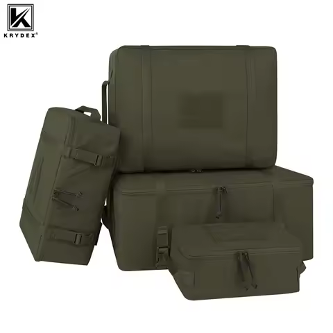 KRYDEX Tactical Modular Pouch Travel Outdoor Packing Organizer 70D Nylon Packing Cubes Waterproof Ca
