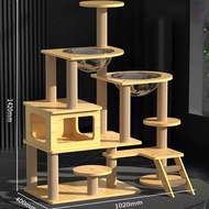 Cat House / Cat Tree / Cat Condo Tingkat / Cat Tree Tower Premium Rumah Kucing / Tiang Garukan untuk Kucing Besar