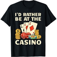 Cool Casino Lover Art For Men  Casino Gambling Gambler   T-Shirt