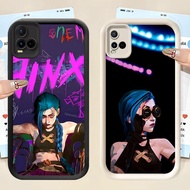 YS-58 Hot Game Arcanes Jinx Shockproof Casing for VIVO Y21 Y21s V23E V23 Y75 Y21e V20 Y21t Y33s Pro