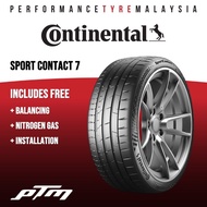20 21 inch Continental Sport Contact 7 CSC7 Tyre (FREE INSTALLATION/DELIVERY)