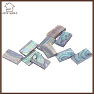 YELGIRL ​10Pcs ​Guitar Inlay Material​, Abalone Shell ​Colorful Abalone Shell Inlay​, ​Guitar Fretbo