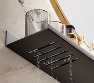 黑色浴室置物架