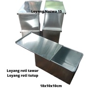 1pcs white bread tin, aluminum lid bread tin