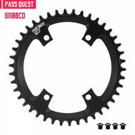 PASS QUEST 110BCD Chainring 4-claw Wide Narrow Teeth Chainwheel for SHIMANO GRX FC-RX810/FC-RX600 Cr