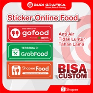 Online Food Stickers, Glass Stickers, Showcase Stickers, Go Food Stickers, Stickers, Shoppe Food, Gr