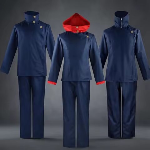 Itadori Yuji cosplay costume Inumaki Toge/Fushiguro Megumi Cosplay Include Uniform Pants for Anime C